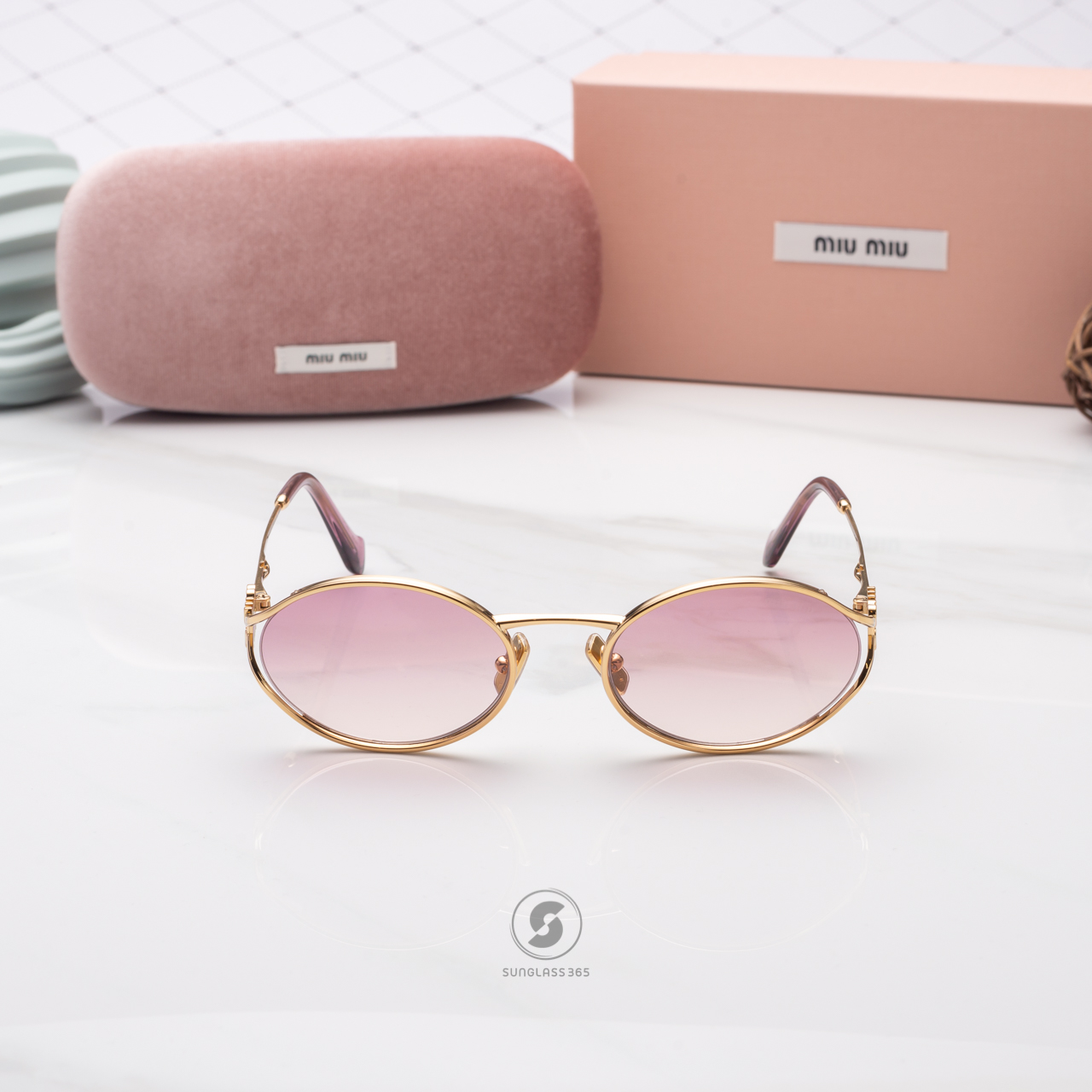แว่นกันแดด Miu Miu Logo MU52YS 5AK06S