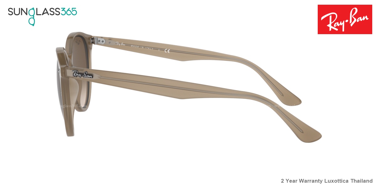 Ray-Ban Round RB4305F 616613 Brown Gradient Dark Brown