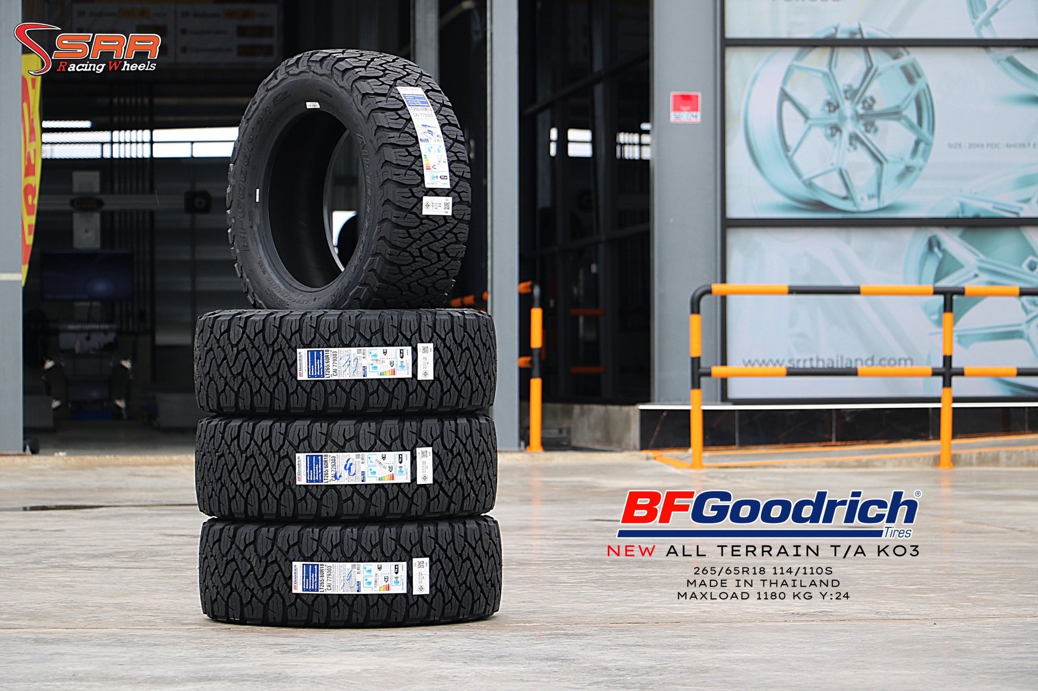 BF Goodrich All-Terrain T/A KO3 ขนาด 265/60R18 ปี2024