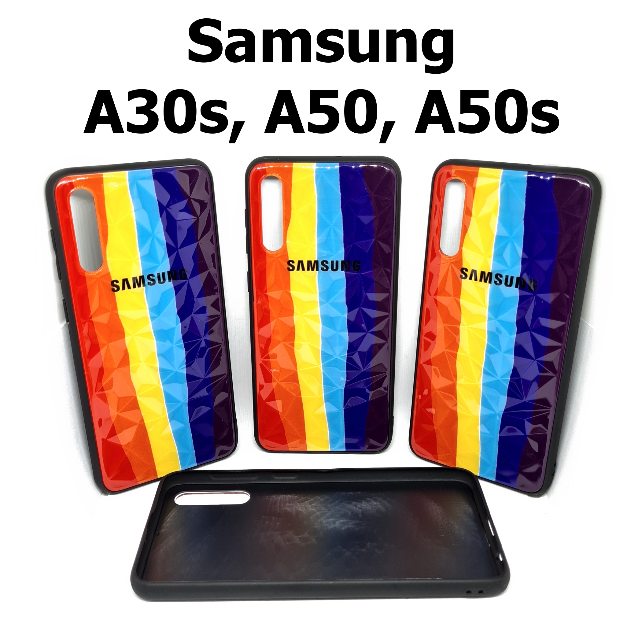 เคสสีรุ้ง 3 มิติ - Samsung A30s, A50, A50s
