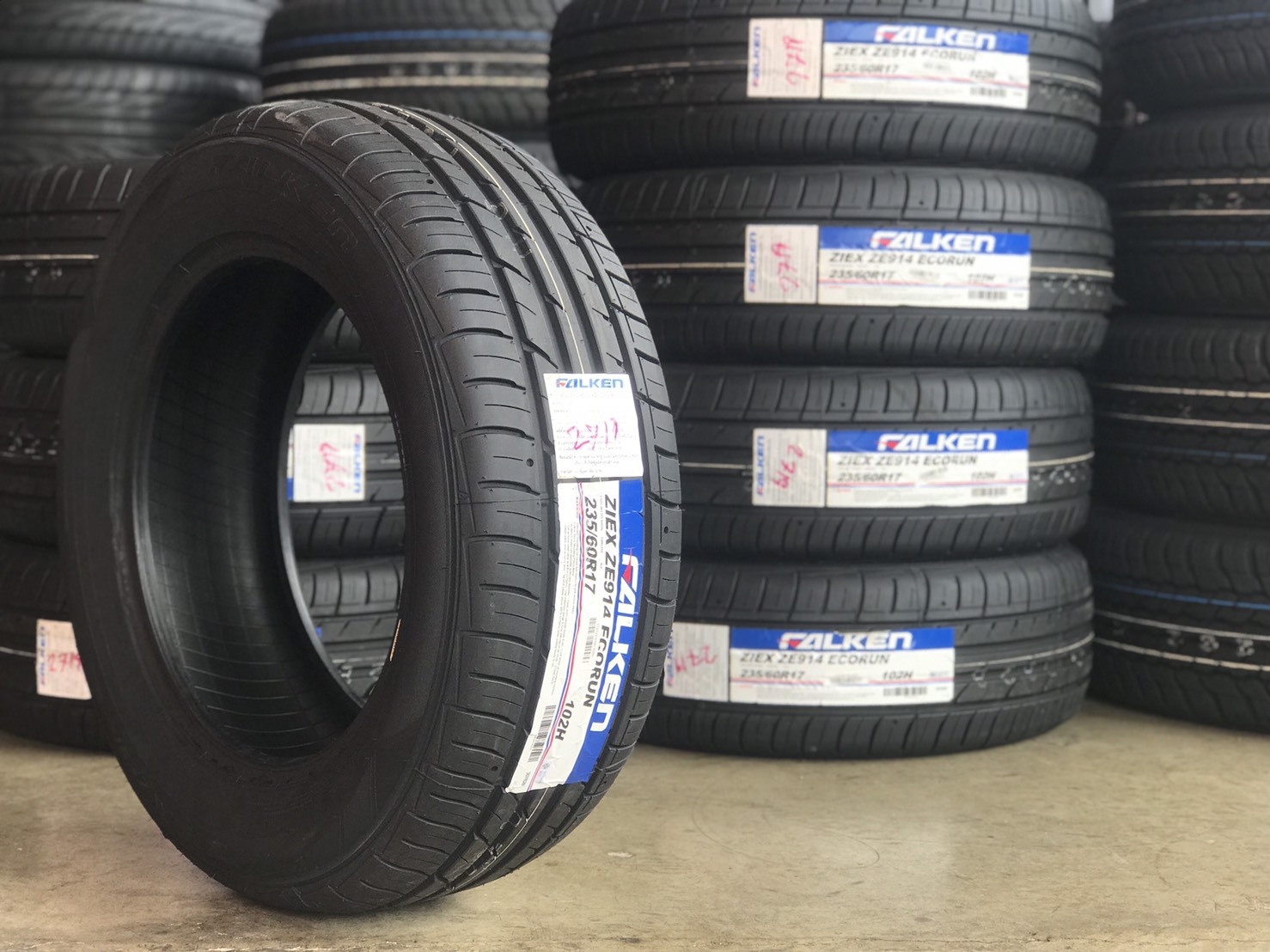 FALKEN ZE914 235/60-17 ปี19 ยางตรงรุ่น สำหรับ CAPTIVA