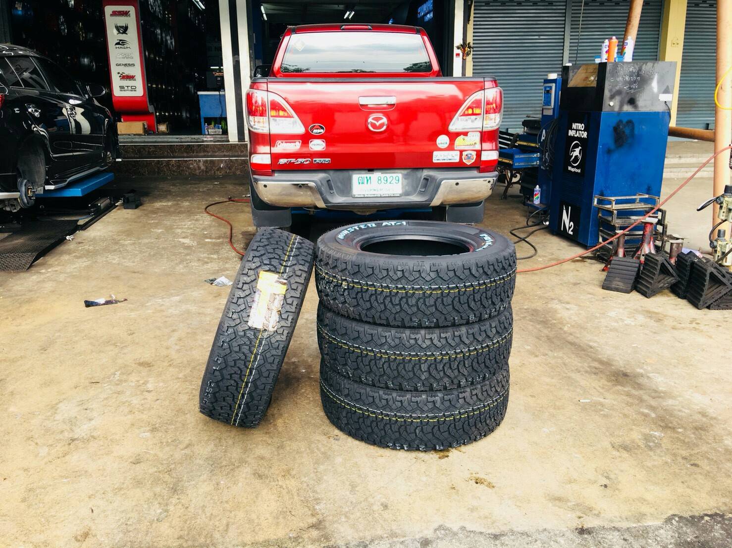 MONSTER AT-1 265/70R17 ยาง AT ขอบขาว