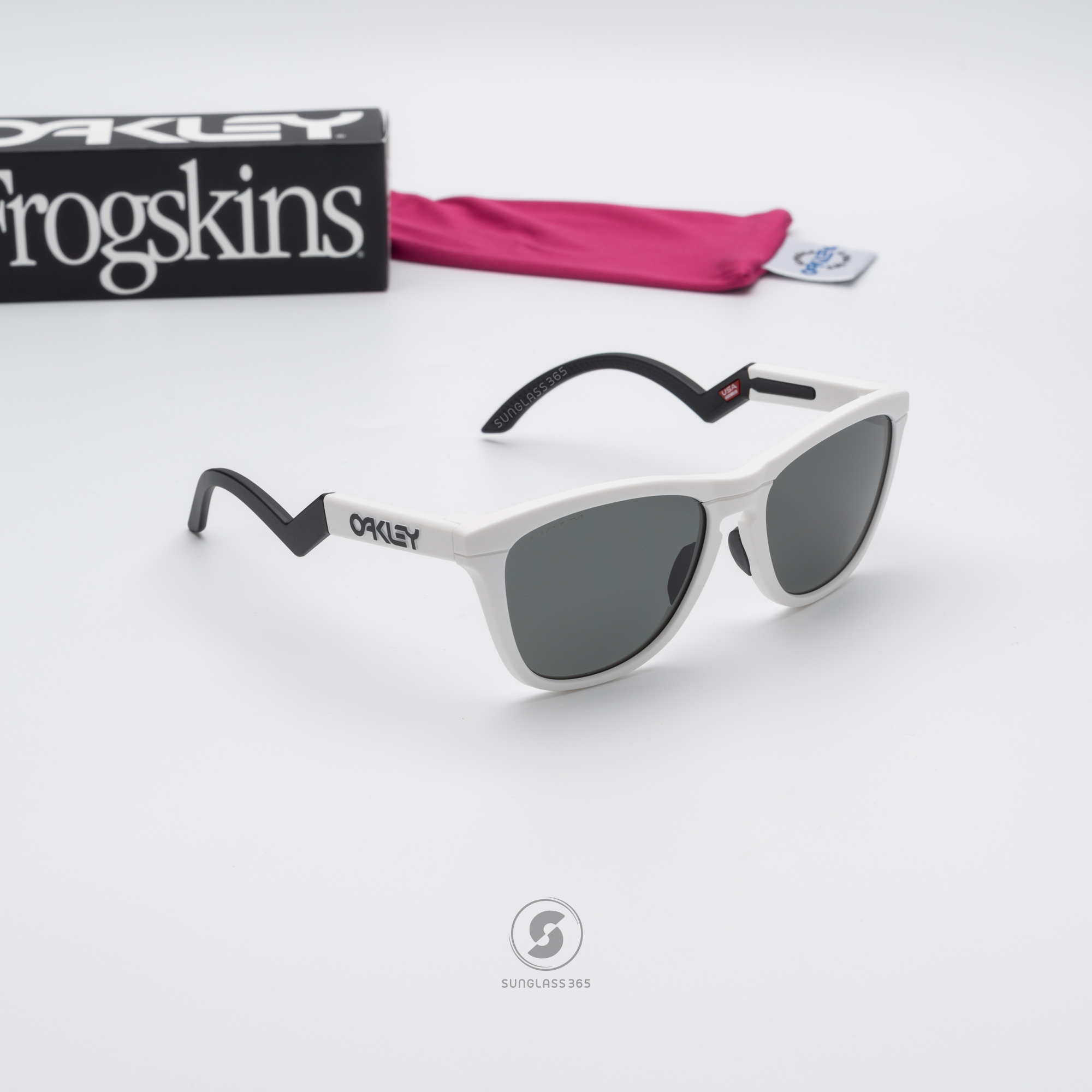 OAKLEY Frogskins Hybrid OO9289-08 Matte White Prizm Grey