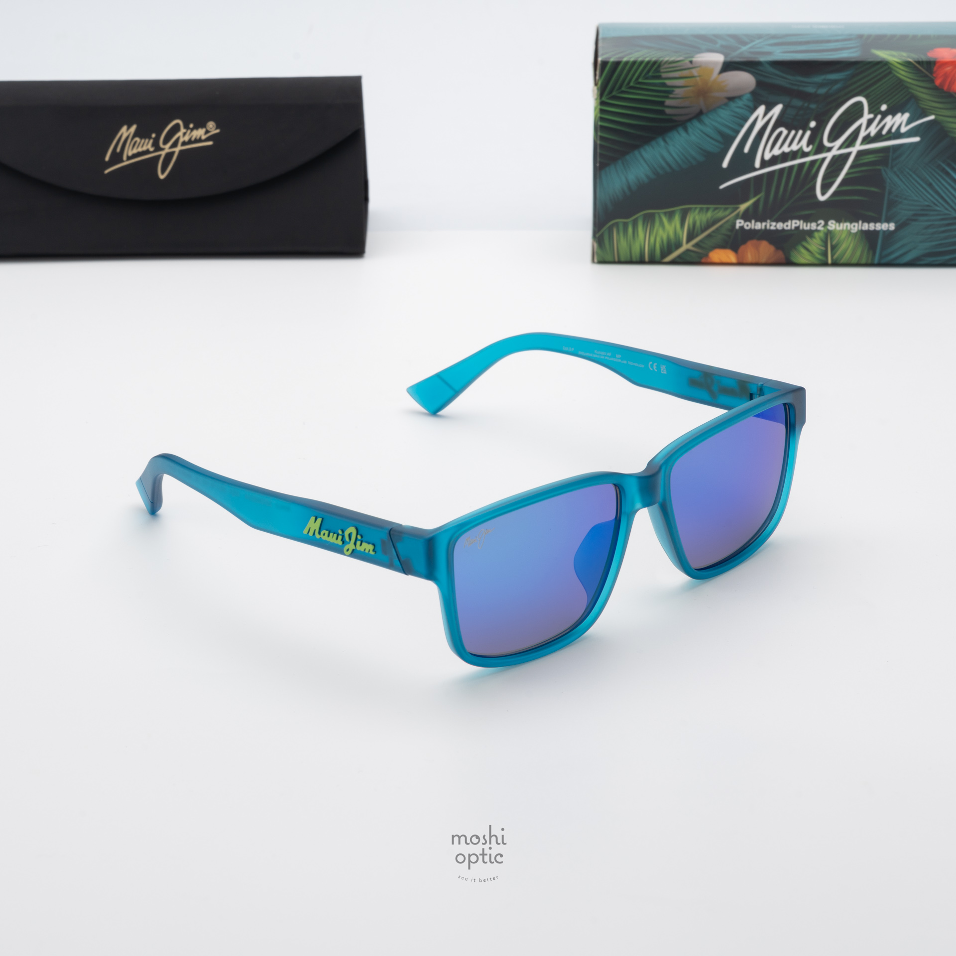 แว่นกันแดด Maui Jim KUNAIHI MJ688SA 003 Blue Hawaii
