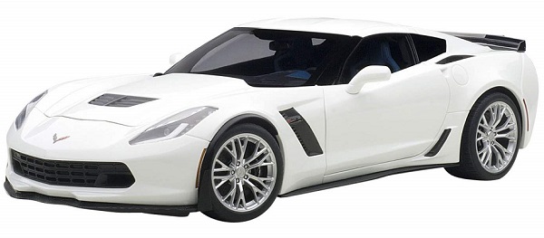 ขาย พรีออเดอร์ โมเดลรถ โมเดลรถยนต์ Autoart Chevrolet C7 Z06 ขาว สเกล 1:`18 มี โปรโมชั่น