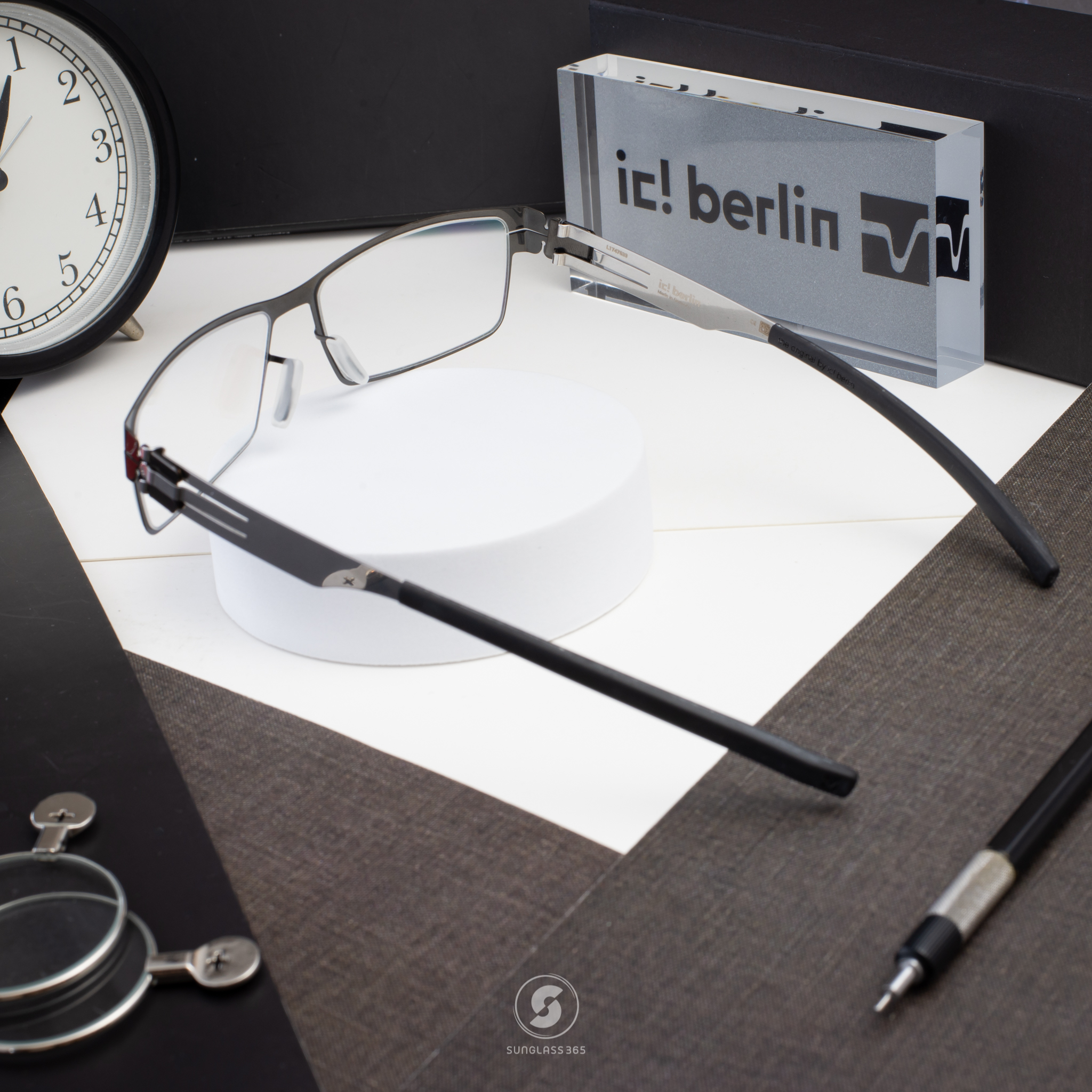 กรอบแว่น IC BERLIN Peter C. Gunmetal