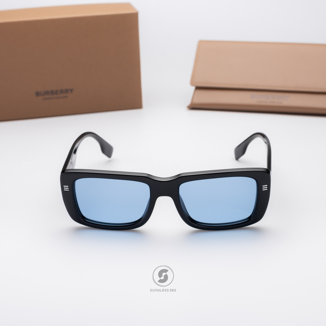 BURBERRY JARVIS BE4376U 300172 Black Light Blue