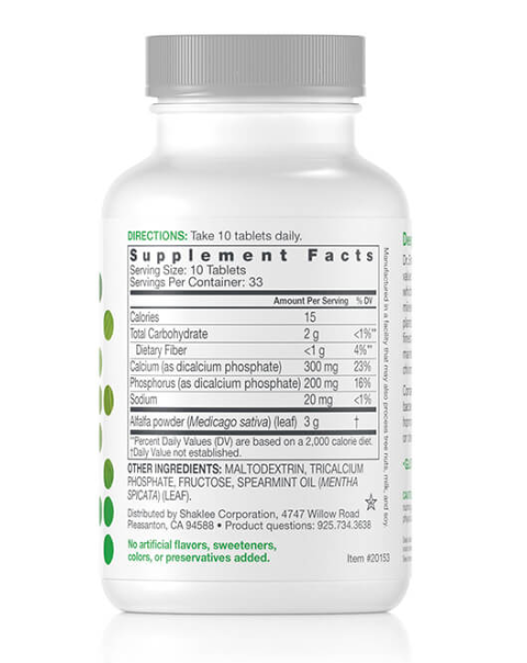 (พร้อมส่งในไทย) อัลฟัลฟ่า แชคลีย์ 330 เม็ด (Shaklee Alfalfa Complex) ราชาแห่งอาหาร 2000 ปี