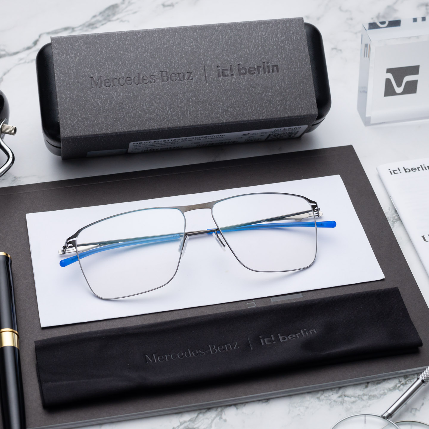 กรอบแว่น IC BERLIN MB08 Gunmetal