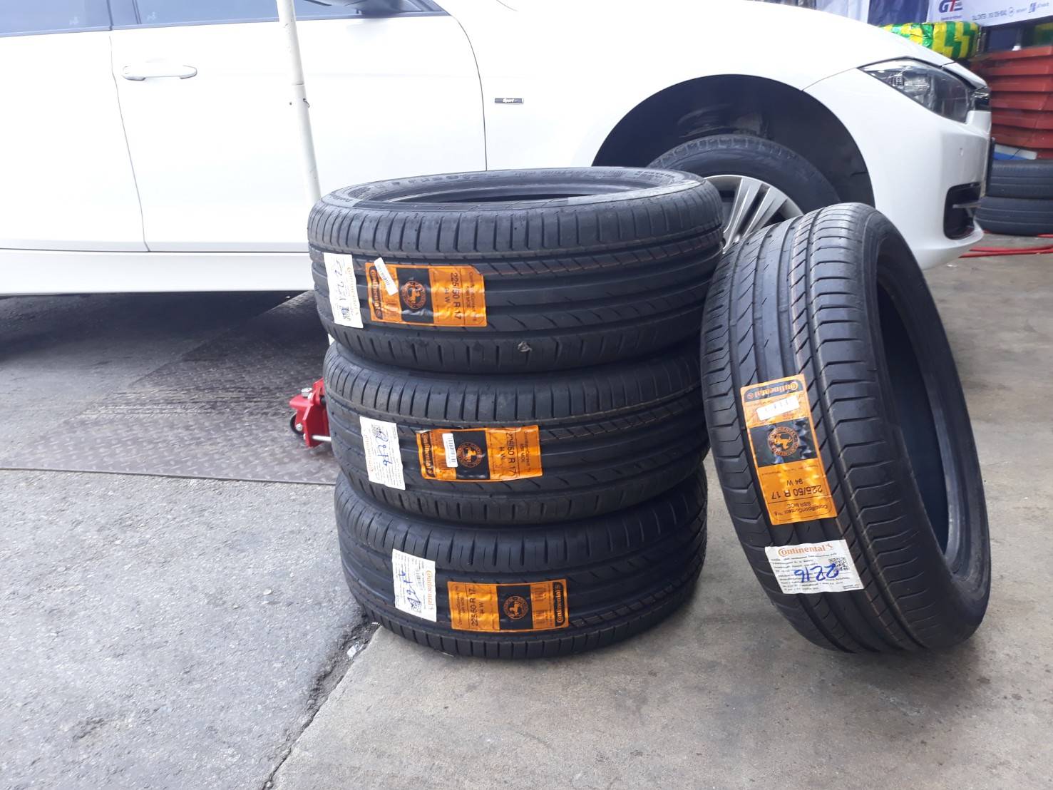 Continental CONTISPORT CONTACT 5 SSR*MOE (RUNFLAT) 225-50-17 เส้น 4800 ปกติ 11000
