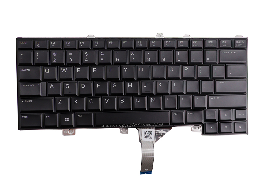 คีย์บอร์ด Dell Alienware 15 R3 แป้นอังกฤษ มีไฟ ลดราคาพิเศษ Keyboard Alienware 15 R3 Eng Backlit Keyboard Dell Alienware 15 R3