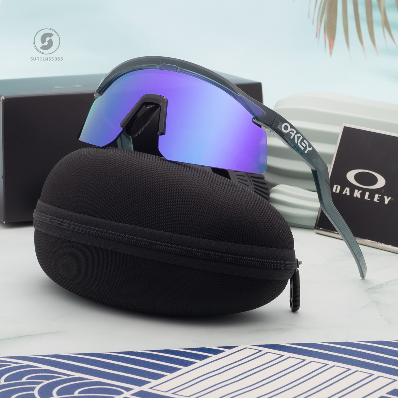 OAKLEY HYDRA OO9229-04 Crystal Black Prizm Violet