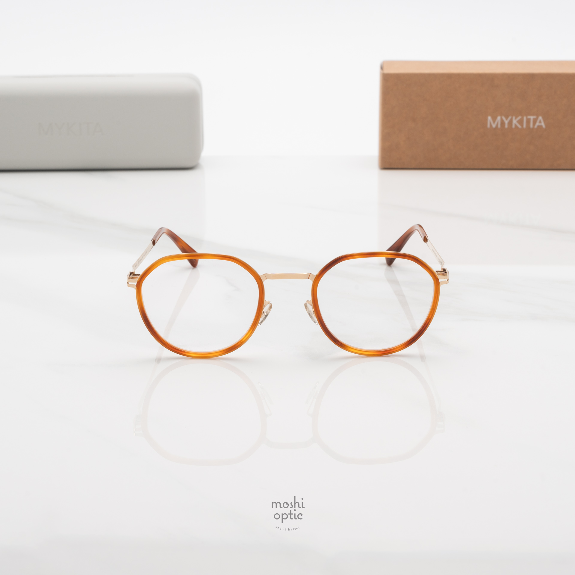 แว่นสายตา MYKITA JUSTUS A99 ChampagneGold Soft Havan