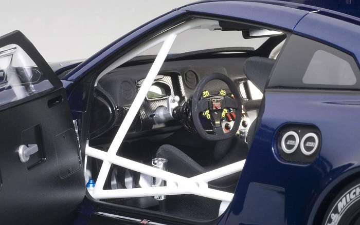 ขาย พรีออเดอร์ โมเดลรถ โมเดลรถยนต์ Autoart Nismo GTR GT3 น้ำเงิน สเกล 1:`18 มี โปรโมชั่น