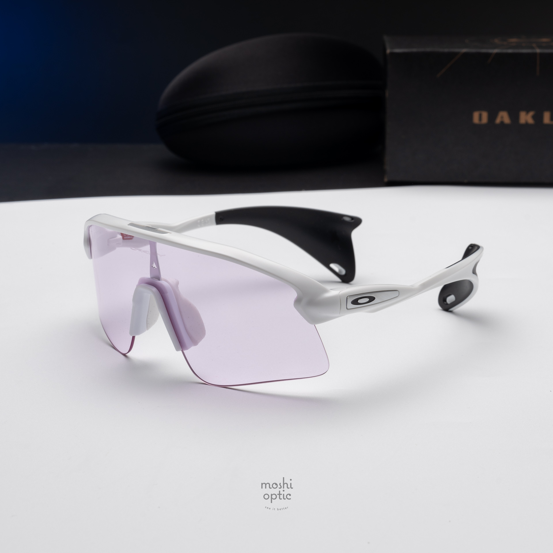 OAKLEY STUNT DEVIL S OO9518-07 Matte White Prizm Low Light