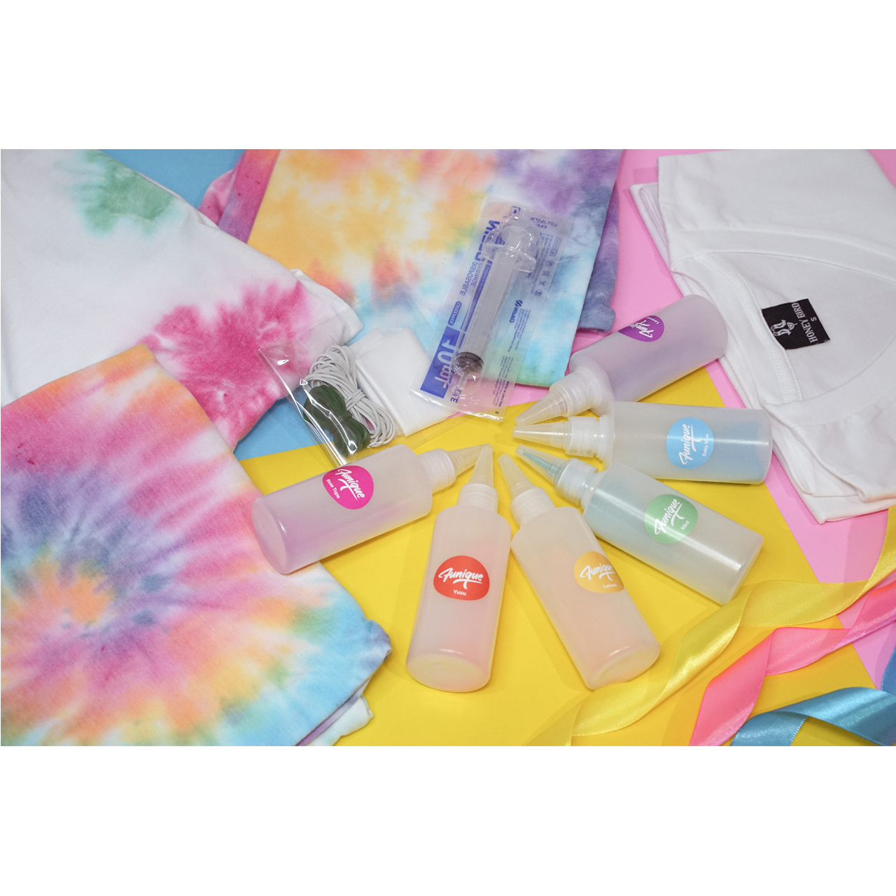 ชุดมัดย้อมพาสเทล Pastel Tie Dye ออกแบบเสื้อผ้า สีหวานสดใส ตามจิตนาการ