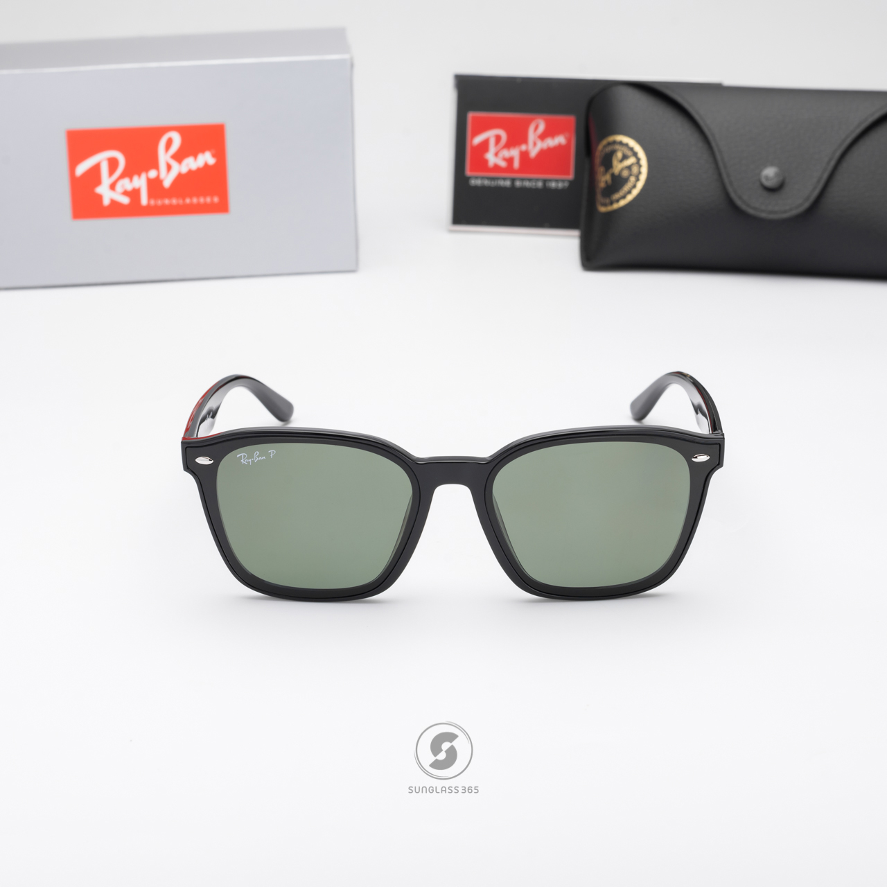 Ray-Ban RB4392D 601/9A Black / Dark Green Polarized