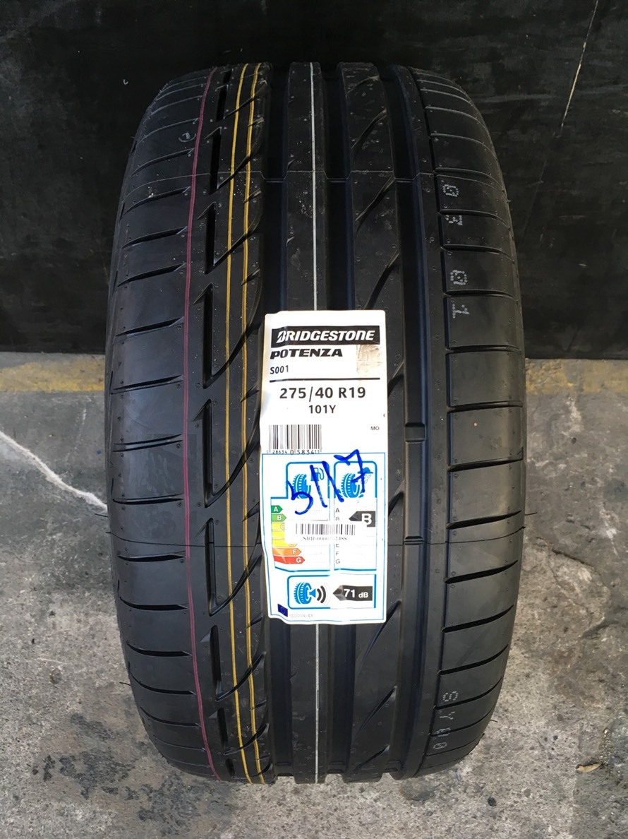 BRIDGESTONE S001 275/40-19 เส้น 9800 ปี17 ปกติ 12000
