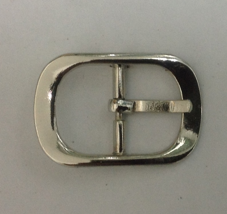 หัวเข็มขัดโค้ง6หุน เงิน