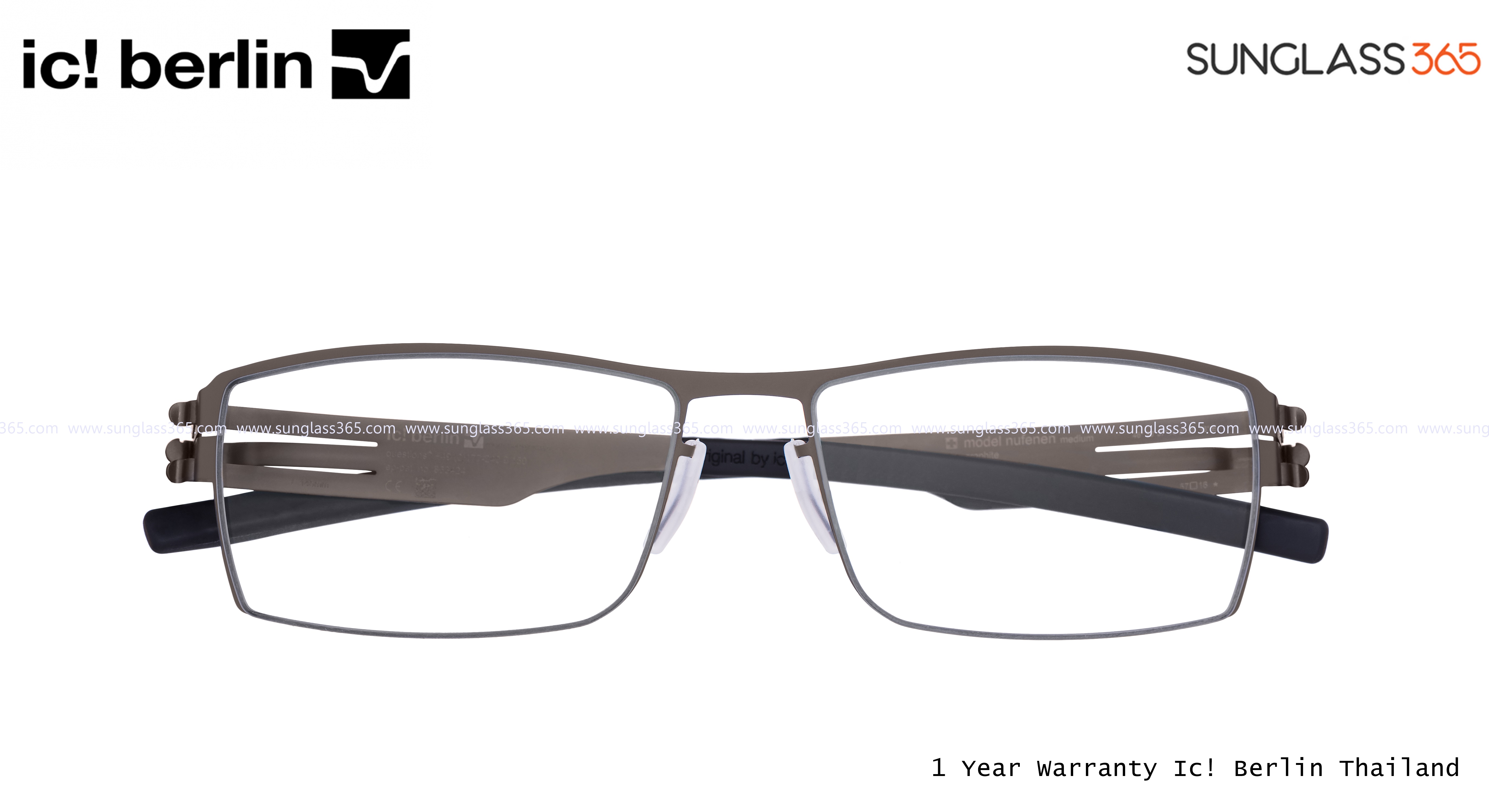 กรอบแว่น IC BERLIN Nufenen Graphite