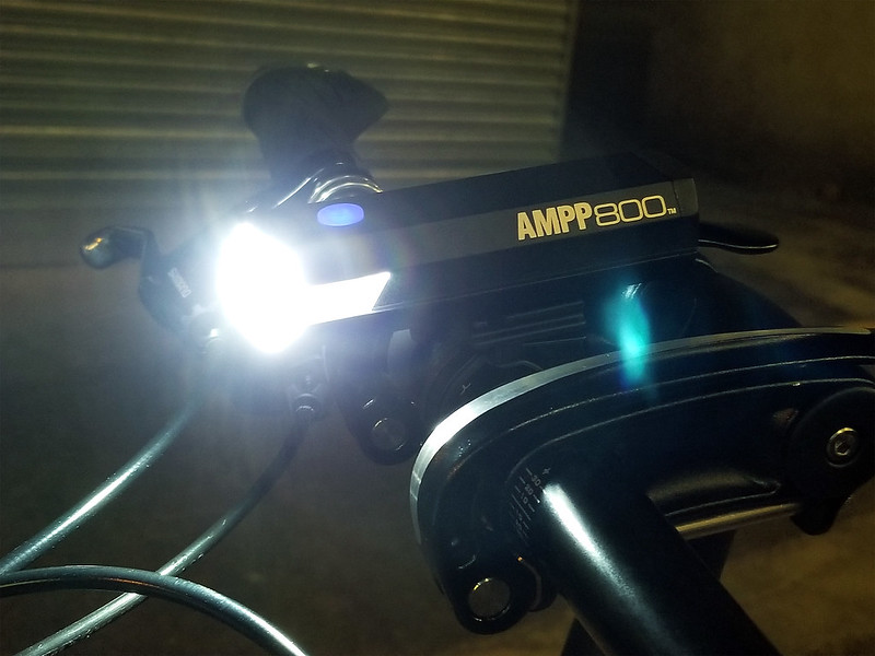 Cateye AMPP800 HL-EL088RC ไฟหน้าจักรยาน แบบชาร์ต USB