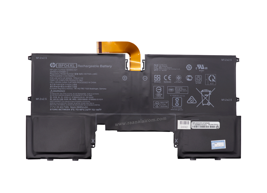 แบตเตอรี่ HP SPECTRE - 13-AF076TU Original BF04XL ราคา พิเศษ Battery HP SPECTRE - 13-AF076TU 43.7Whr ตรงรุ่น ลดราคาพิเศษ
