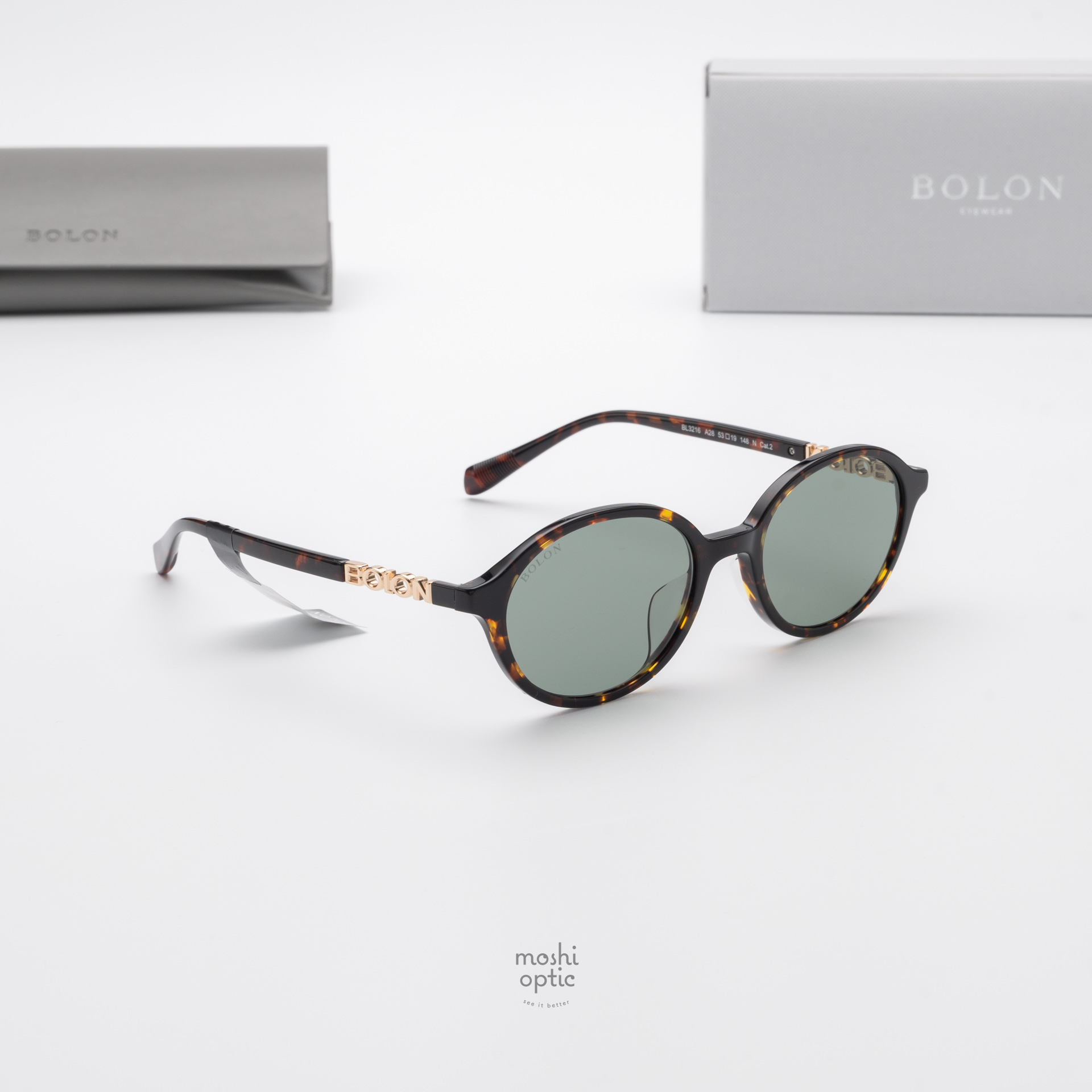 แว่นกันแดด BOLON รุ่น BL3216 Jakarta A28 Tortoiseshell