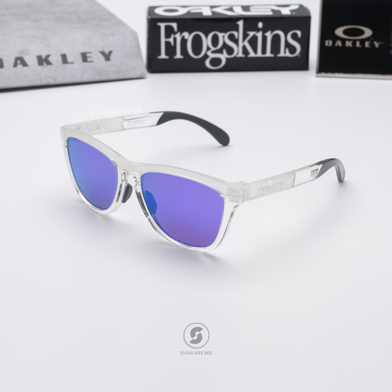 Oakley Frogskins Range A OO9284A-11 Matte Clear Prizm Violet