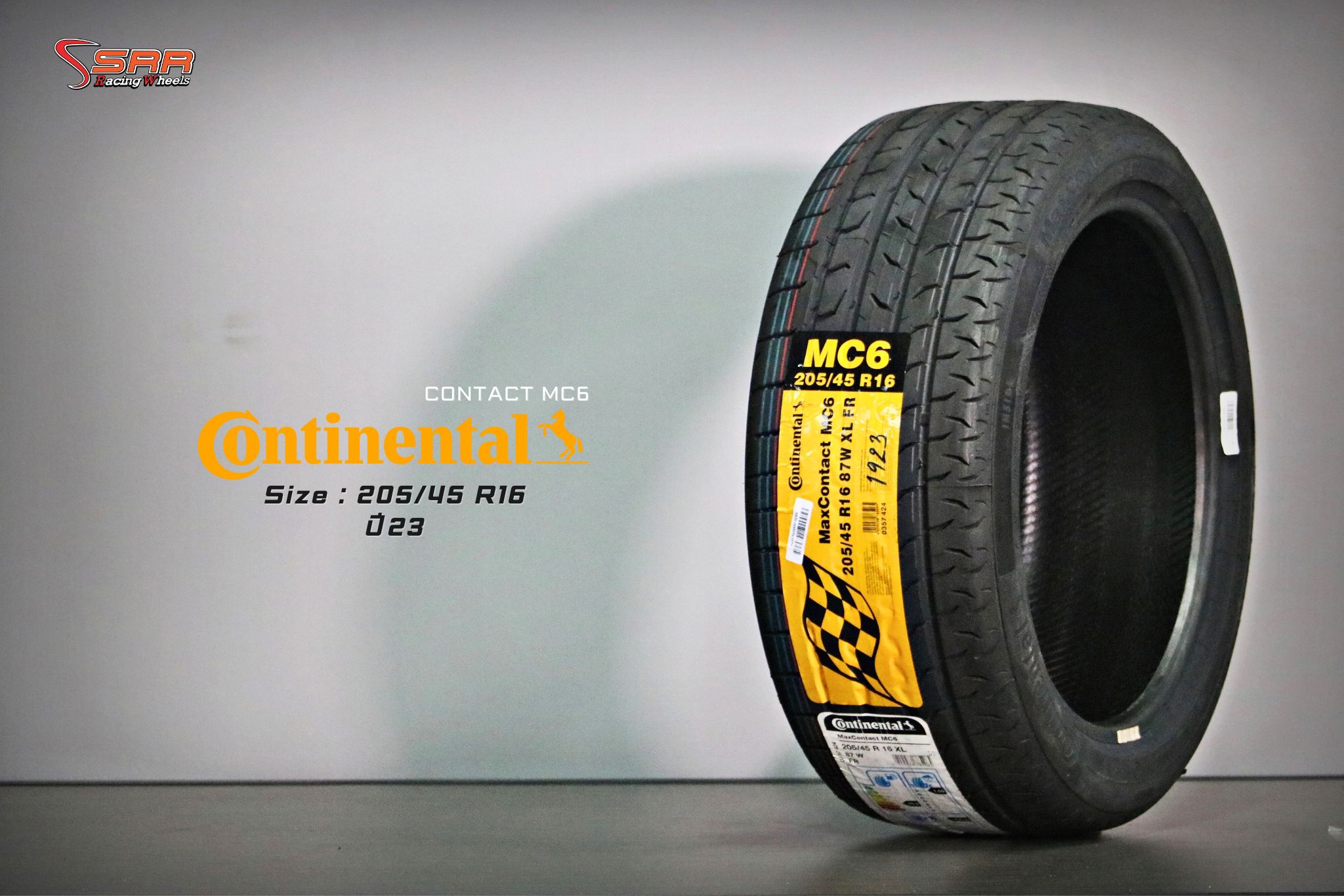 CONTINENTAL CONTACT MC6 ขนาด 205/45R16 ปี2023