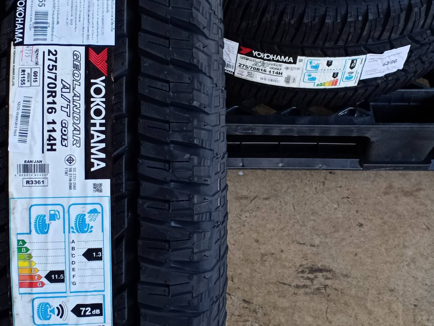 YOKOHAMA GEOLANDAR A/T G015 275/70R16 114H THAILAND