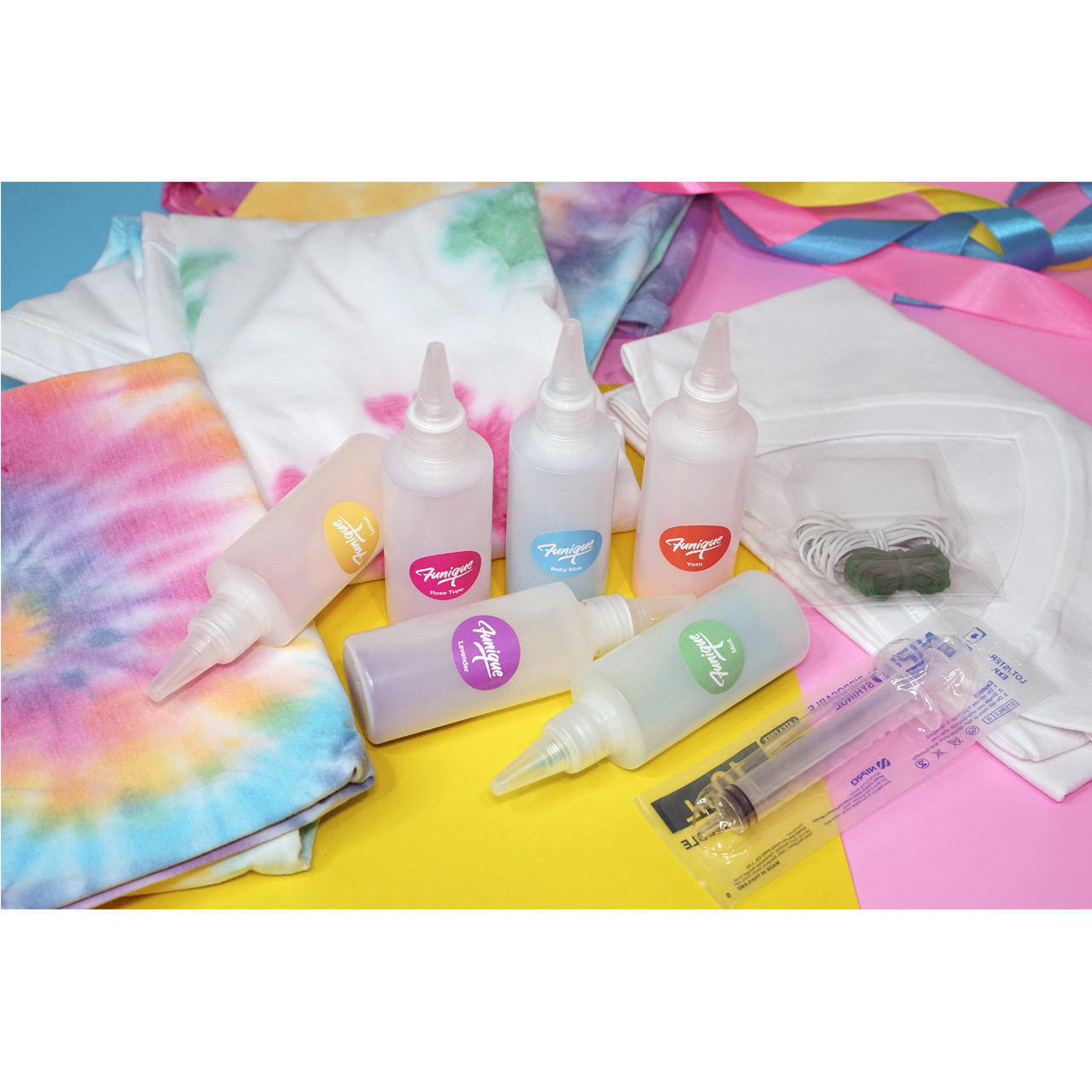 ชุดมัดย้อมพาสเทล Pastel Tie Dye ออกแบบเสื้อผ้า สีหวานสดใส ตามจิตนาการ