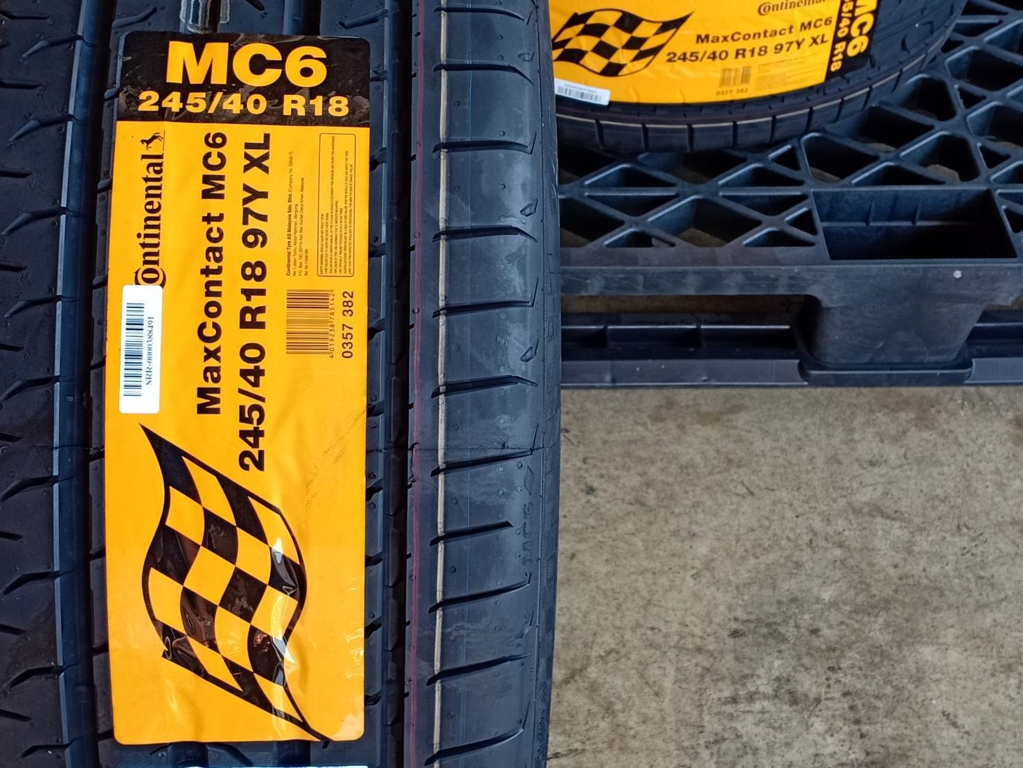 CONTINENTAL CONTACT MC6 245/40R18 ปี19 ผลิตปลายปี