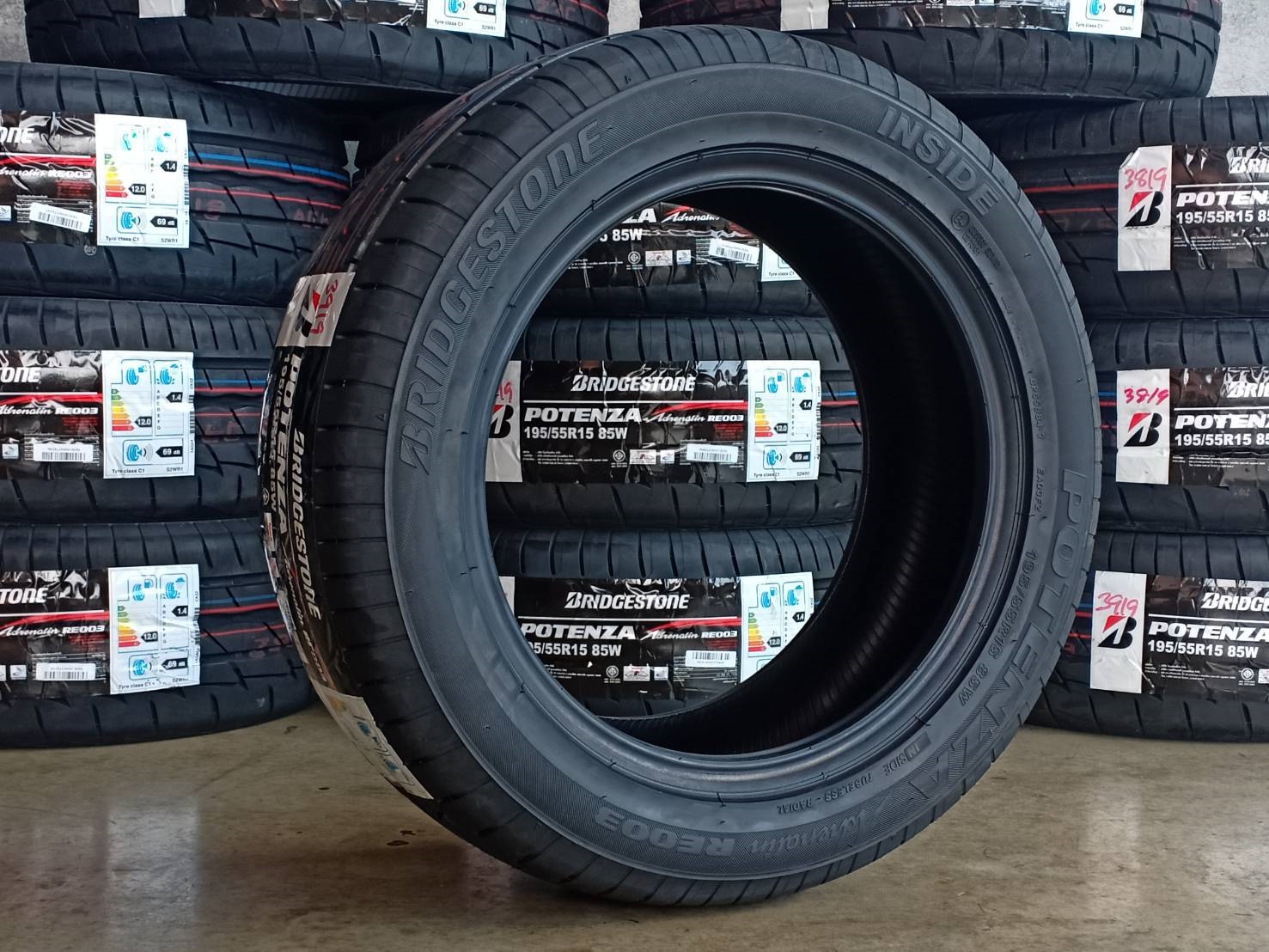 BRIDGESTONE POTENZA RE003 195/55R15 84W (ปี19)