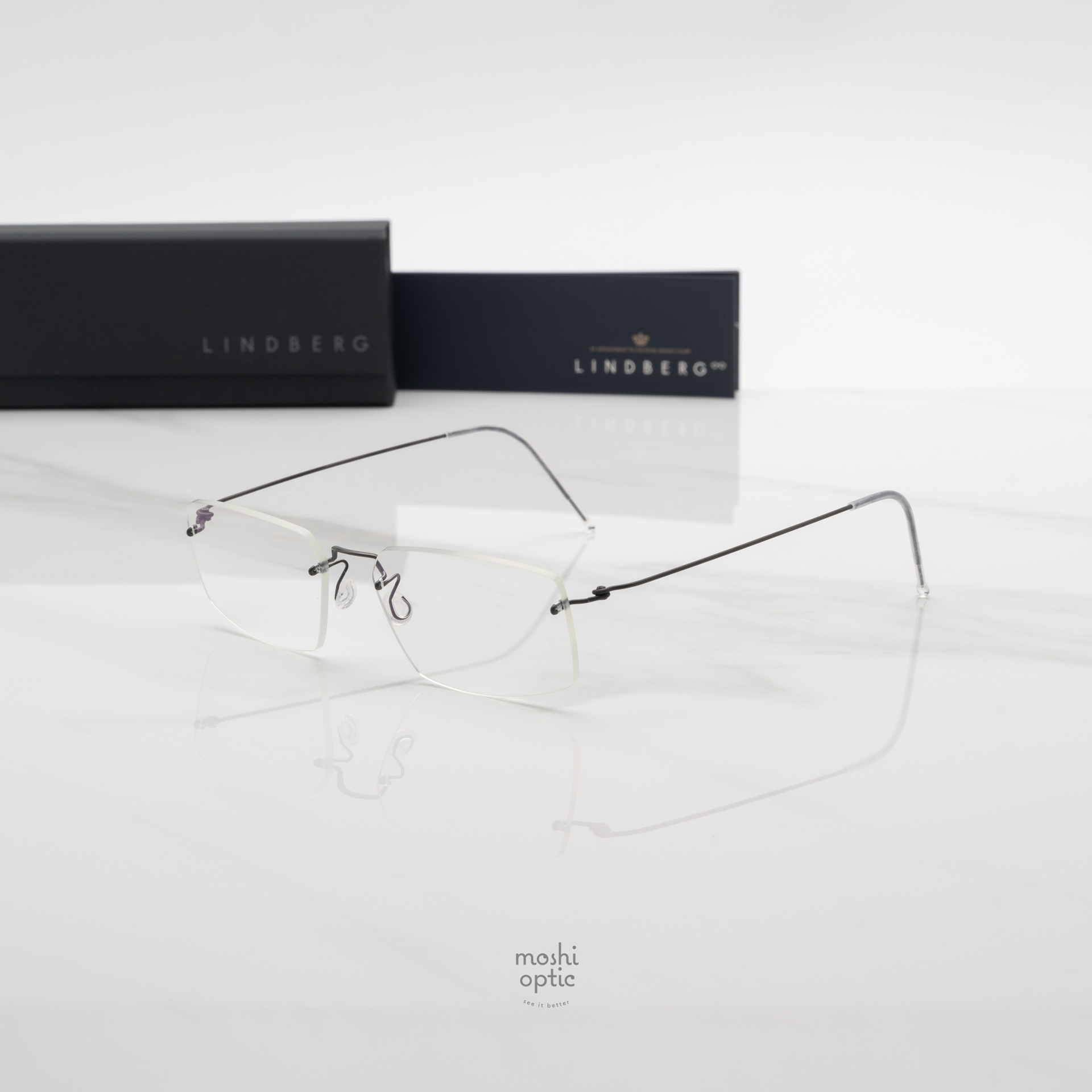 แว่นสายตา Lindberg Spirit Titanium 007 15BEF U9