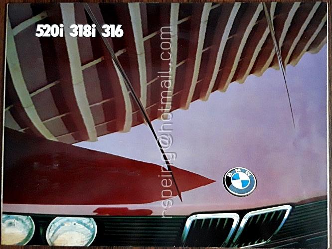 โบรชัวร์รถ BMW 520i 318i 316