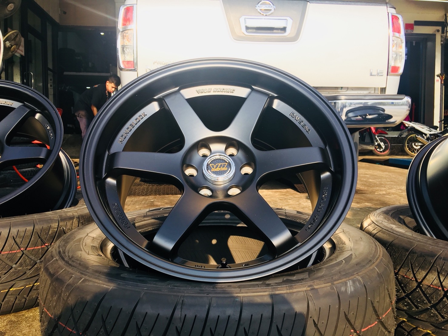 TE37 ขอบ18 ใส่ นาวาร่า ราคาถูก