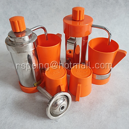 หม้อต้มกาแฟไฟฟ้า ยุค 60 Velox Autobar 60's Vintage Italian Velox Autobar 12V Coffee Maker Machine