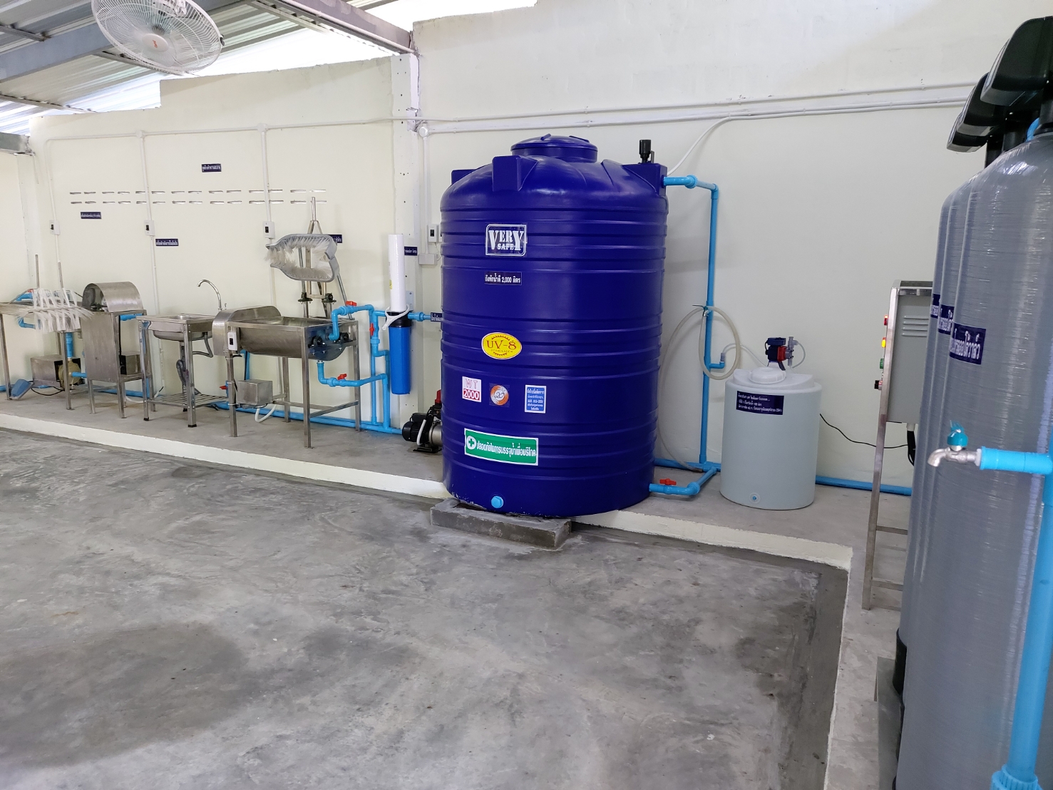 รับติดตั้งโรงงานผลิตน้ำดื่มระบบRO6,000ลิตร มีอุปกรณ์การติดตั้งครบชุด