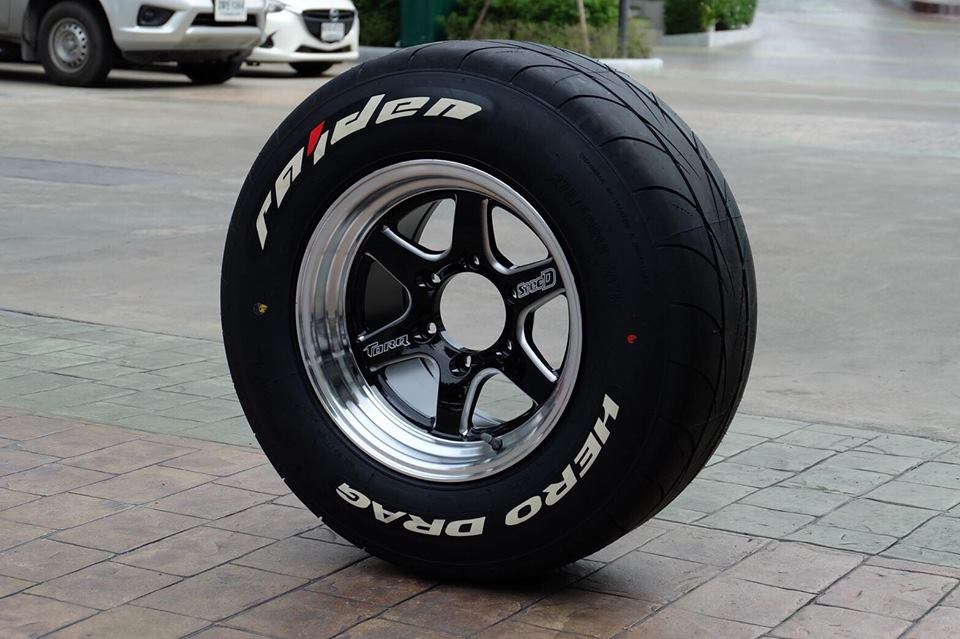 ล้อใหม่ ลายล่าสุด TORQ D1S ขอบ20 กลึงก้าน แดง