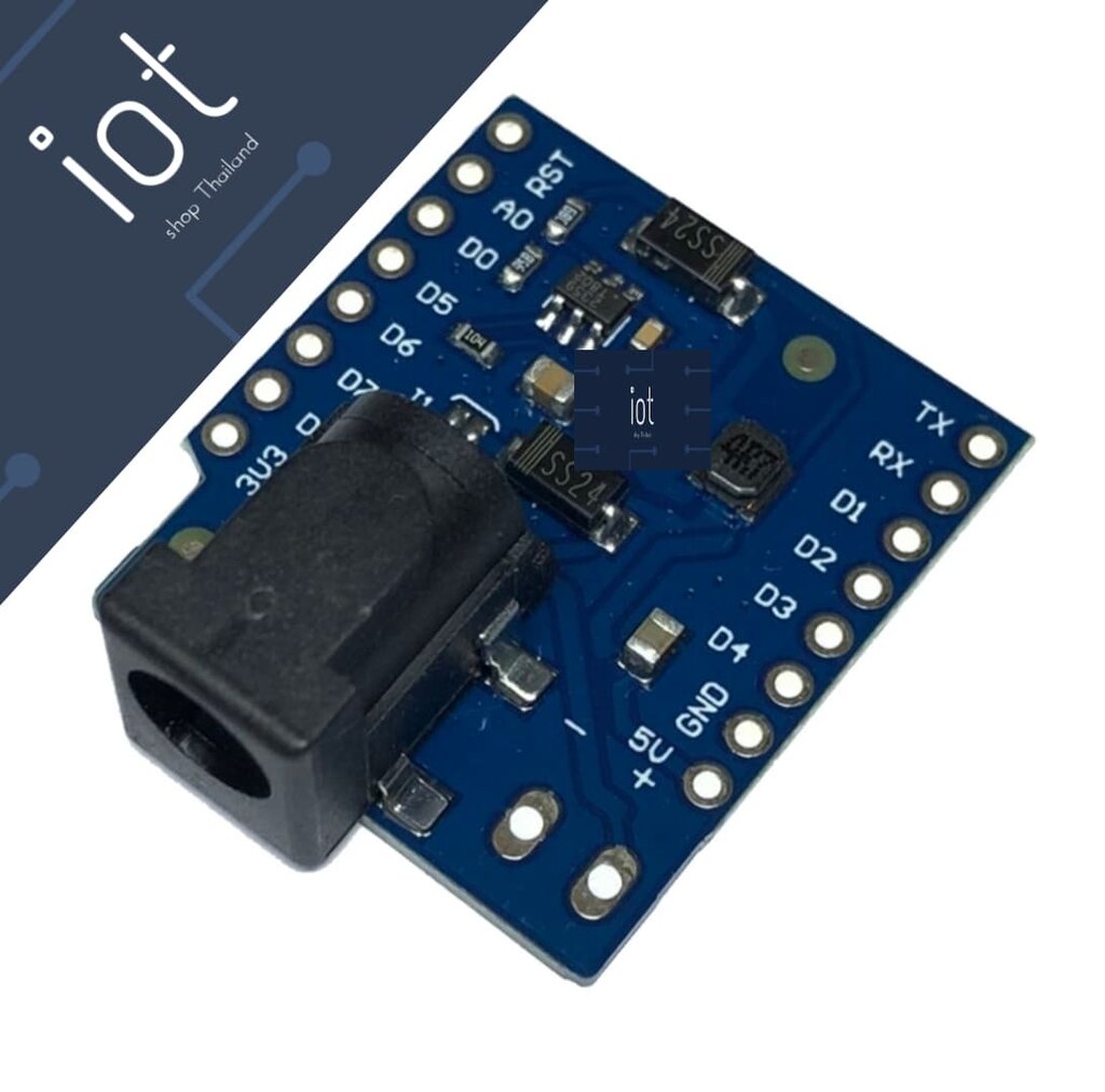 DC Power Shield for WEMOS D1 mini