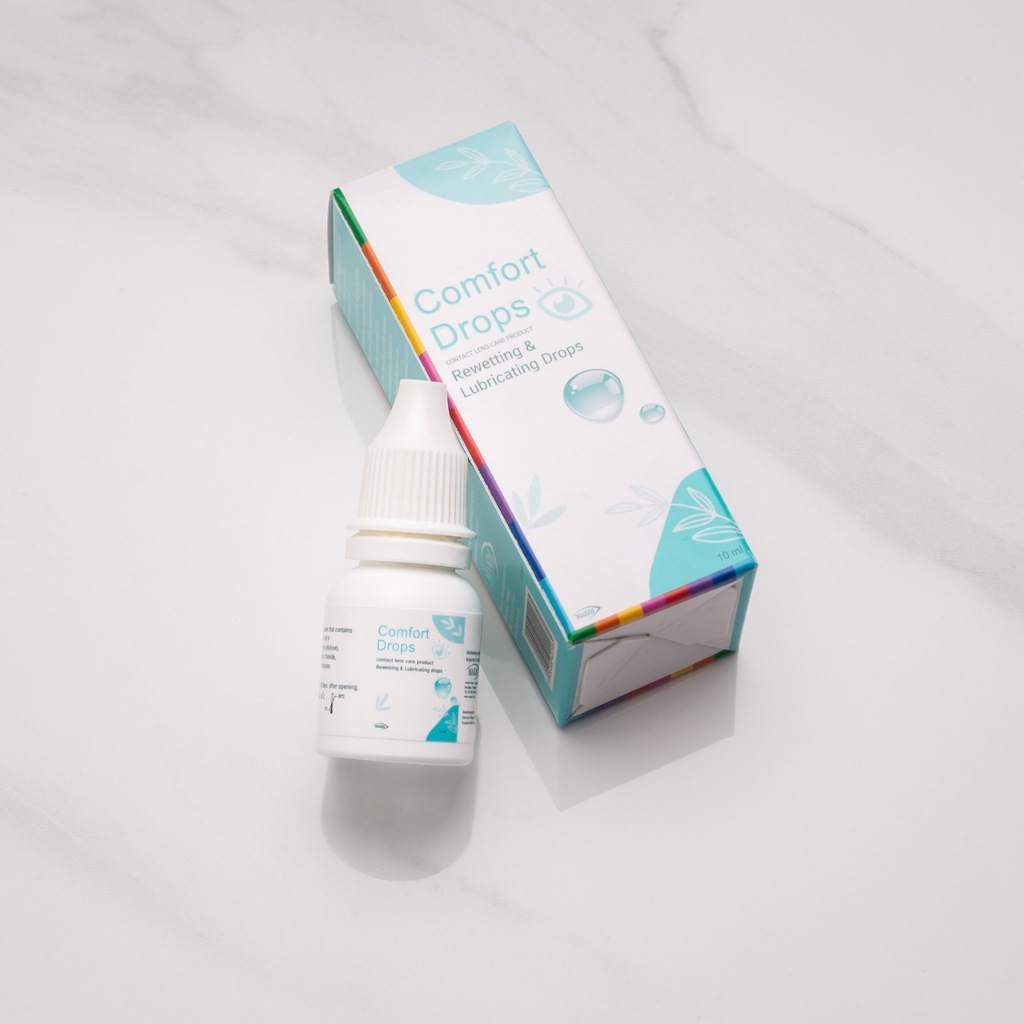 น้ำตาเทียม Comfort Drops 10ml ล็อตใหม่ สูตรอ่อนโยน ให้ความชุ่มชื้นต่อดวงตา