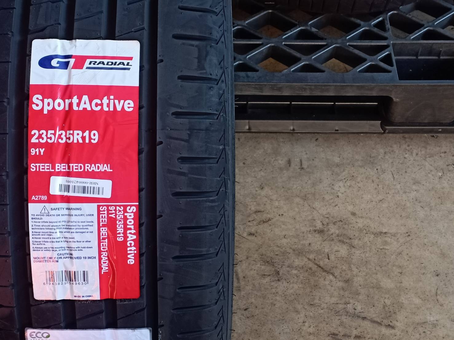 GT-RADIAL 235/35R19 SPORT ACTIVE ราคาถูก