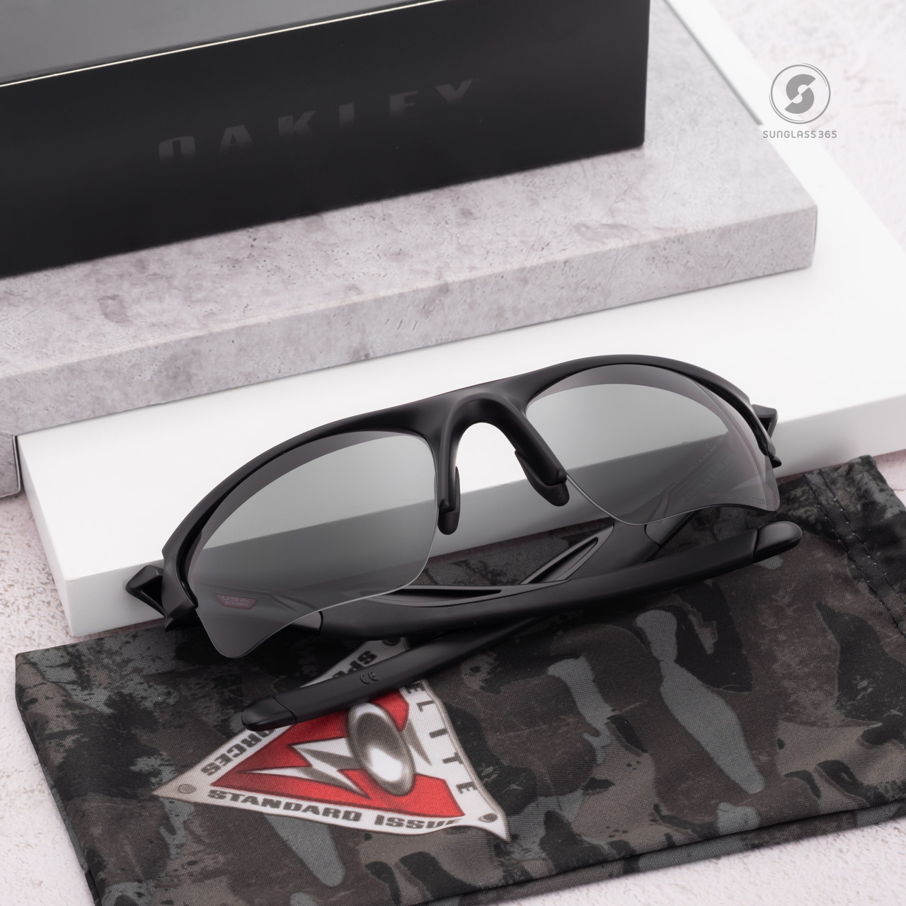 Oakley Half Jacket 2.0 XL OO9154-13 Matte Black Grey Polarized