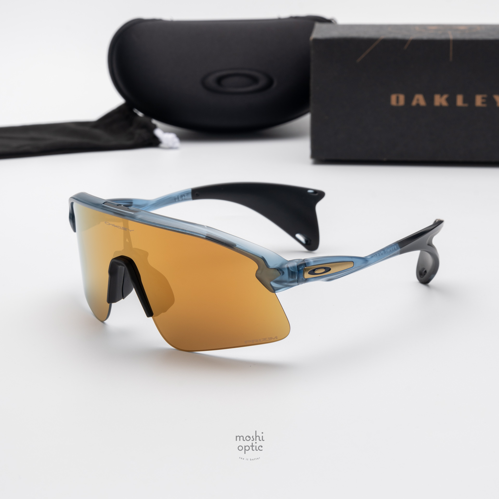 OAKLEY STUNT DEVIL OO9517-05 Matte Transparent Abyss Prizm Abyss
