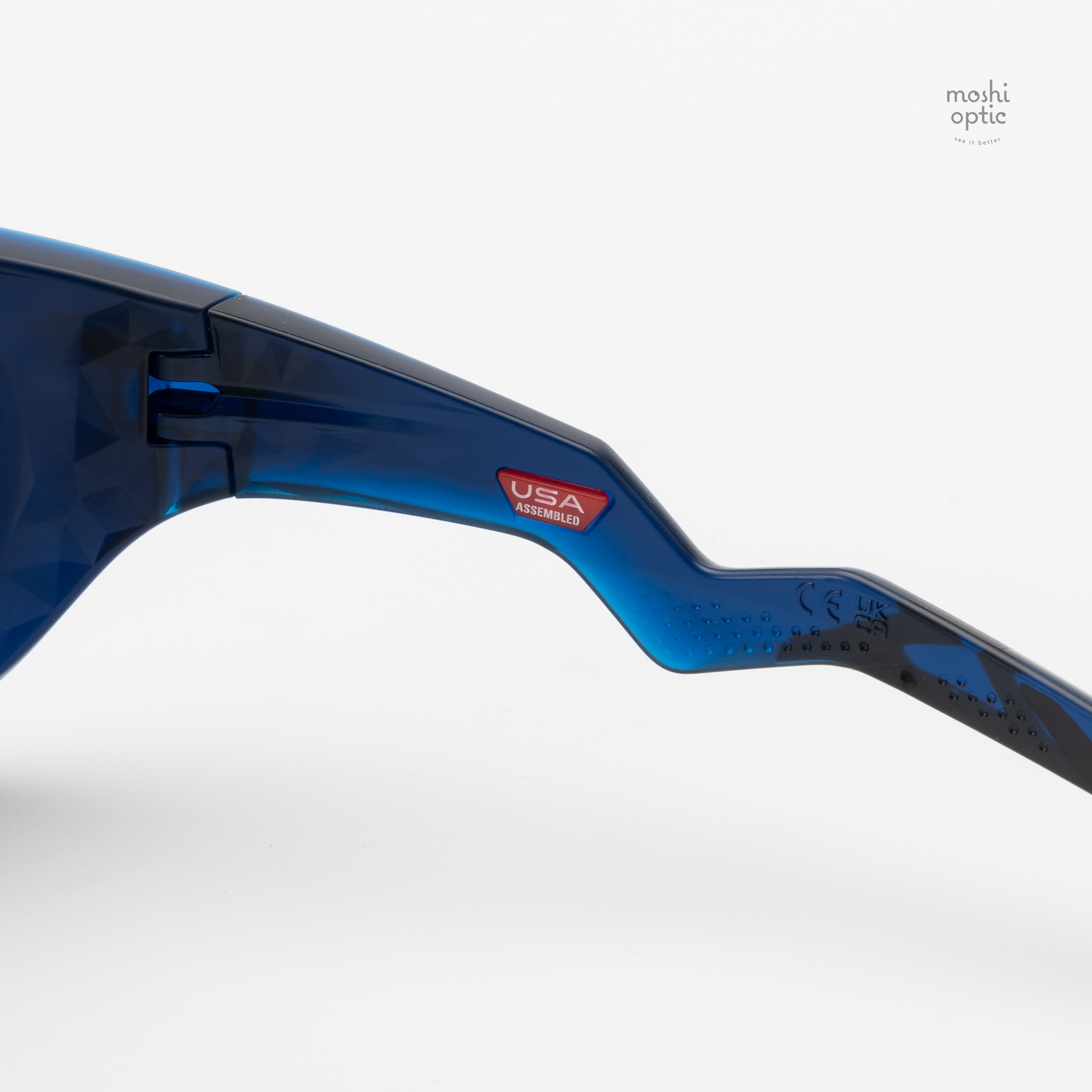 OAKLEY Lateralis OO9431-03 Matte Transparent Blue Prizm Deep Water Polarized