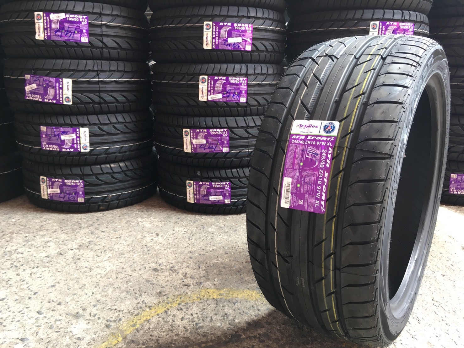 #แนะนำยางใหม่_คุณภาพดีเยี่ยม_ราคาสุดพิเศษ #ACHILLES_ATR_SPORT2 275/40R18 ปี18
