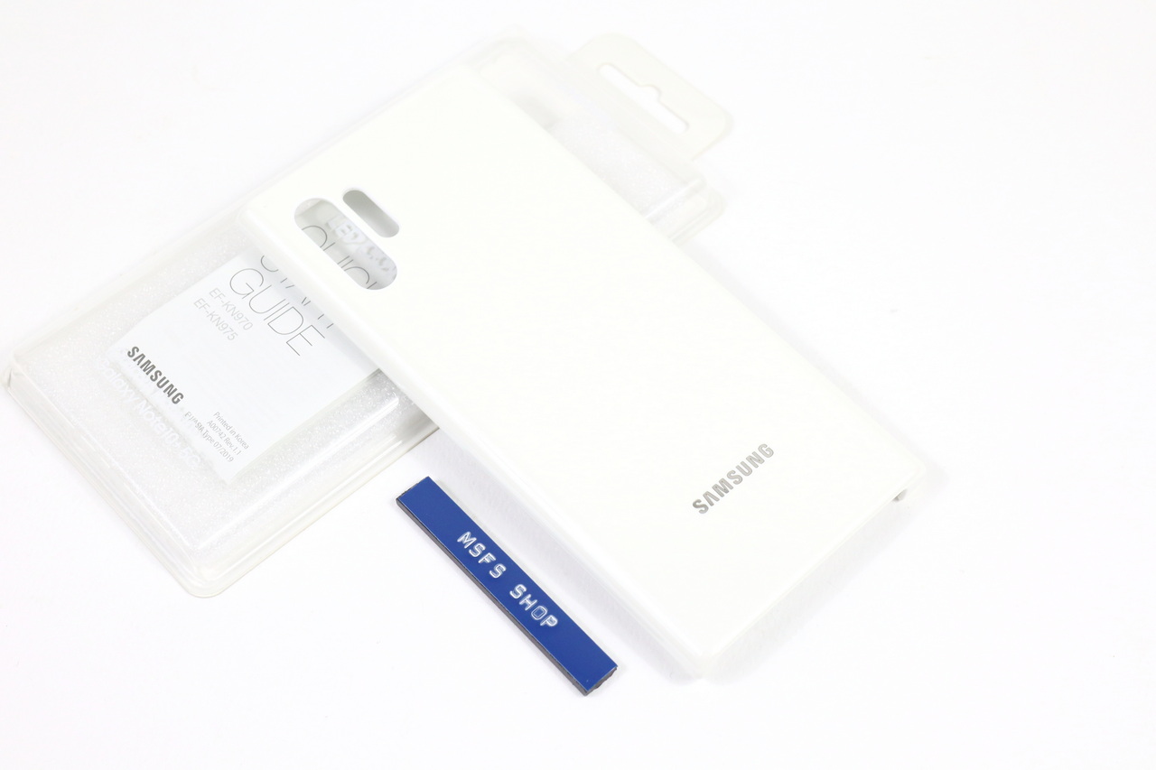 เคส Samsung LED COVER Galaxy Note 10+ สีขาว - มือสอง