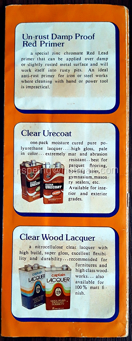 แคตตาล็อคสี (ไม่ได้ขายสี) Captain Color Guide