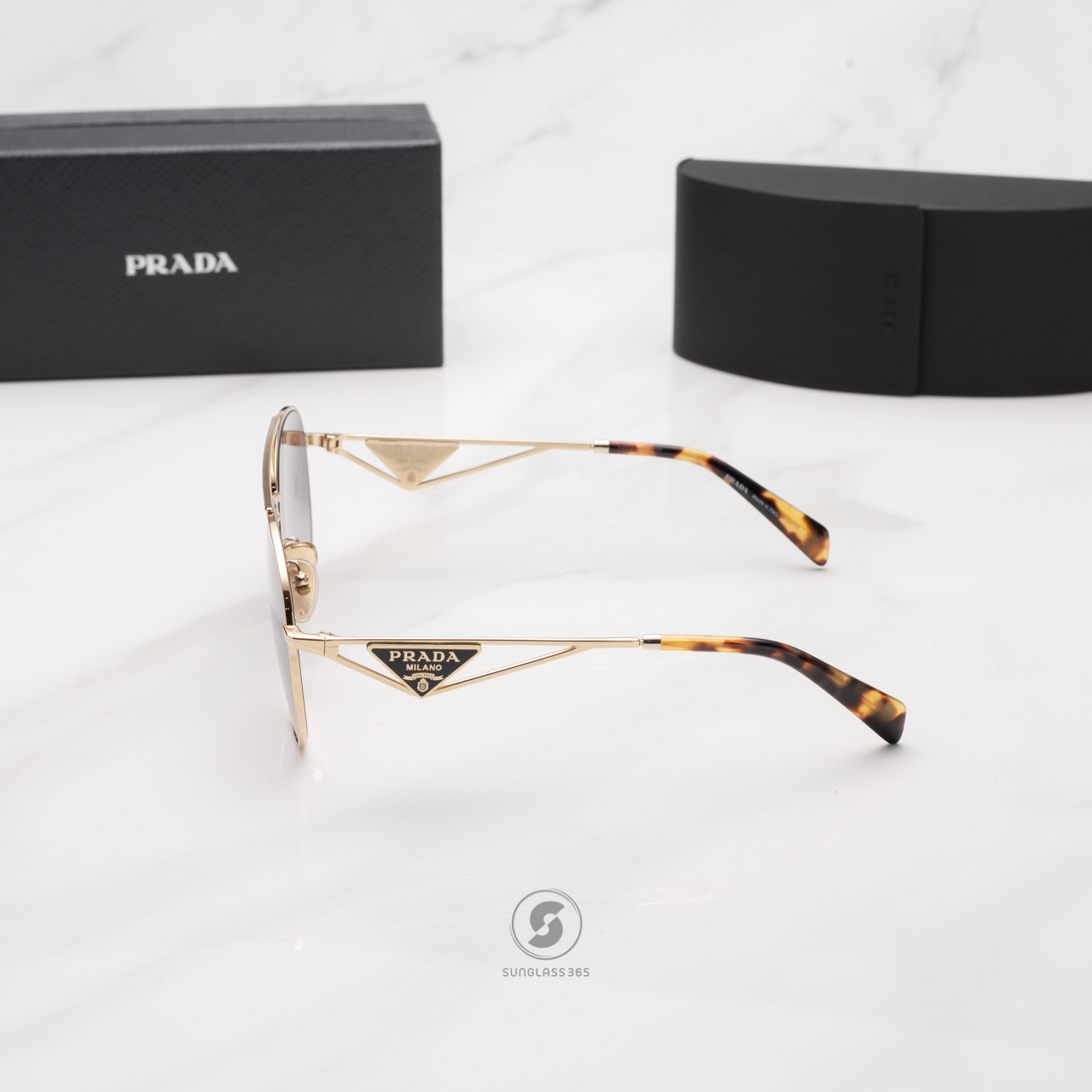 PRADA PR73ZS ZVN5D1 Pale Gold Gradient