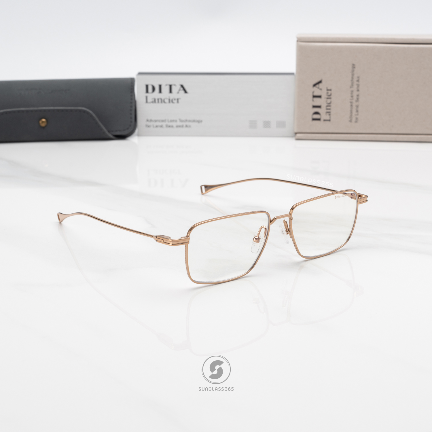 แว่นสายตา DITA LANCIER DLX124 A 01 with Blue Control Lens